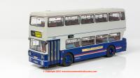 901014 Rapido West Midlands Fleetline Double Decker Bus number 6971 - WMT Blue/Grey - 11A OUTER CIRCLE